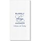 Bubbly is the Answer Deville Guest Towels Image 4 of 5